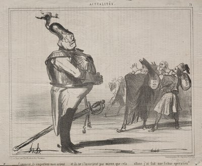 वास्तविकताओं संख्या 71: वे मेरे पैसे क्यों निकाल रहे हैं ..., 1854। द्वारा होनोरे ड्यूमियर