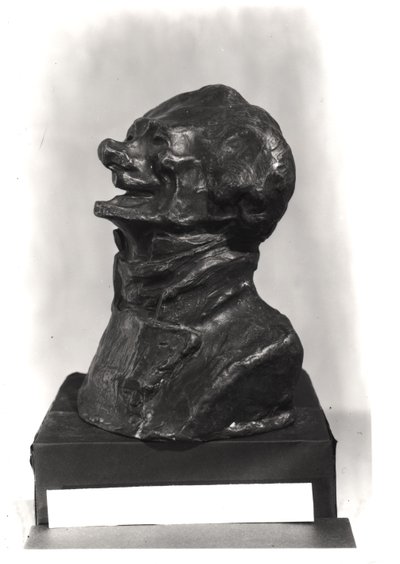 चार्ल्स फिलिप (1800-62) की बस्ट, c.1833 (कांस्य) द्वारा Honoré Daumier
