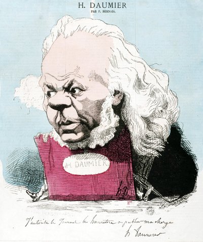 हॉनर ड्यूमियर (1808-1879), फ्रांसीसी उत्कीर्णक, चित्रकार और मूर्तिकार द्वारा कार्टून। पी. बर्नैस द्वारा उत्कीर्णन। मंद: 33x30 सेमी। अरबाद संग्रहालय। द्वारा होनोरे ड्यूमियर
