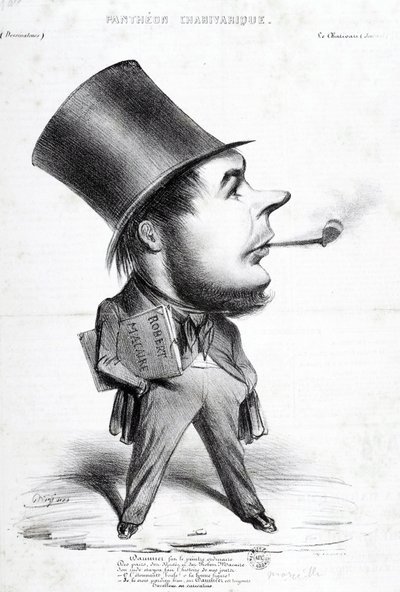 चारिवरिक पैंथियन: होनोर ड्यूमियर (1808-1879), फ्रांसीसी उत्कीर्णक, चित्रकार और मूर्तिकार द्वारा कार्टून। "" ले चरिवारी "" में उत्कीर्णन। मंद: 32x22 सेमी। अरबाद संग्रहालय। द्वारा होनोरे ड्यूमियर
