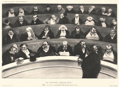 संसद भवन द्वारा Honoré Daumier