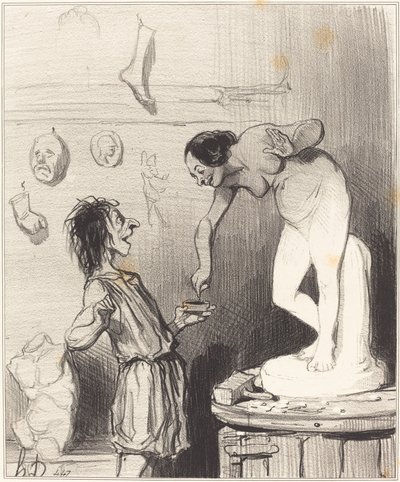Pygmalion द्वारा होनोरे ड्यूमियर