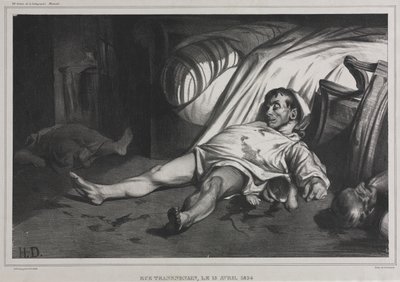 रुए ट्रांसनोनैन, 15 अप्रैल, 1834 द्वारा होनोरे ड्यूमियर