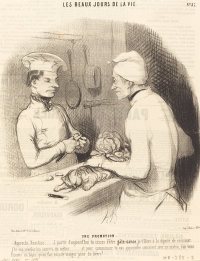 पदोन्नति द्वारा होनोरे ड्यूमियर