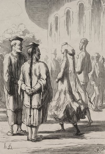 असली चीनी कौन हैं द्वारा होनोरे ड्यूमियर