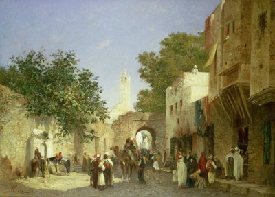 अरब स्ट्रीट सीन, 1872 द्वारा होनहार बोझे