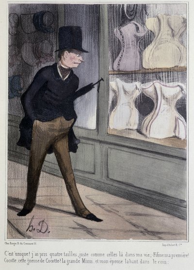 कोर्सेट - Daumier . द्वारा द्वारा होनोरे ड्यूमियर