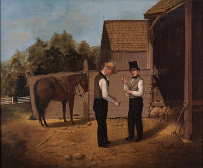 1850-1855 में घोड़े के लिए मोलभाव करना द्वारा Horace Bundy