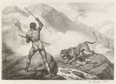 अफ्रीकी हंटर अफ्रीकी हंटर, 1818। द्वारा एमिल जीन होरेस वर्नेट