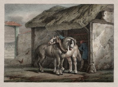 खेत का घोड़ा। द्वारा एमिल जीन होरेस वर्नेट