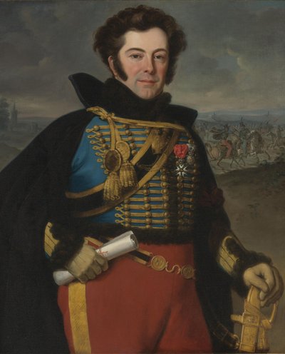 अगस्टे-फ्रेडेरिक बोनमौर का पोर्ट्रेट, टालोहट 1788-1842 का Marquis द्वारा एमिल जीन होरेस वर्नेट