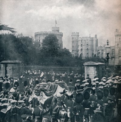 किंग एडवर्ड VIIs हार्नेस विंडसर कैसल, 1910 1911 के मैदान में खींचा गया द्वारा होरेस वाल्टर निकोल्स