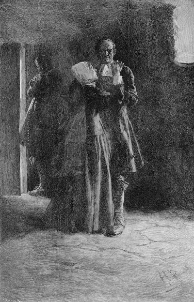 जेल में जाइल्स कोरी, फ्रैंक ई। (1850-1933) द्वारा उत्कीर्ण, मैरी ई। विल्किंस, पब द्वारा &39;जाइल्स कोरी, येमन&39; से चित्रण हार्पर की पत्रिका में, 1892 द्वारा हावर्ड पाइल