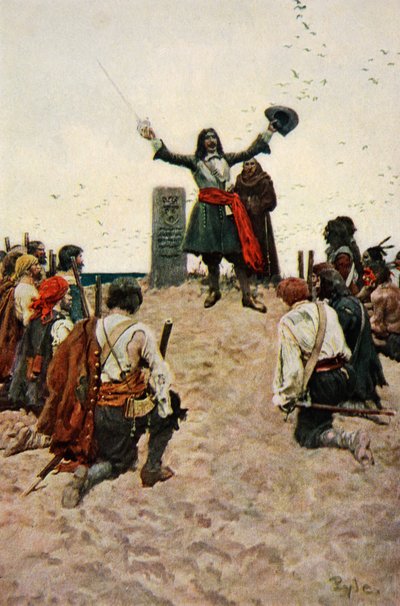 ला सल्ले क्रिस्टिंगनिंग देश &39;लुइसियाना&39;, हार्पर मैगजीन, 1905 में प्रकाशित द्वारा हावर्ड पाइल
