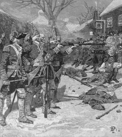 1857 में हार्पर की पत्रिका जे। बर्नस्ट्रोम द्वारा उत्कीर्ण &39;बोस्टन नरसंहार&39; द्वारा हावर्ड पाइल