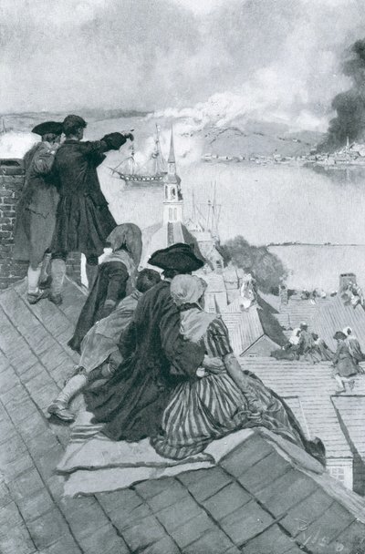 बंकर हिल पर लड़ाई देखना, वुड्रो विल्सन, पब द्वारा &39;कॉलोनियों और राष्ट्र&39; से चित्रण। हार्पर की पत्रिका में, 1901 द्वारा हावर्ड पाइल