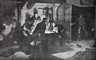 हार्पर वीकली, 1878 का एक चित्रण, &39;व्रक इन द ऑफिंग ’! द्वारा हावर्ड पाइल