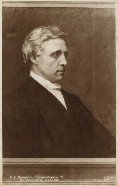 लुईस कैरोल (1832-1898), अंग्रेजी लेखक द्वारा ह्यूबर्ट वॉन हेर्कॉमर