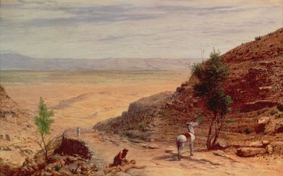 यरूशलेम और जेरिको के बीच की सड़क द्वारा ह्यूबर्ट वॉन हेर्कॉमर