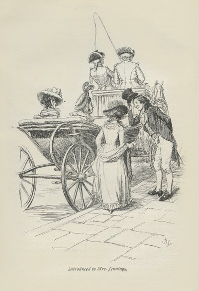 श्रीमती जेनिंग्स का परिचय, 1896 द्वारा ह्यूग थॉमसन