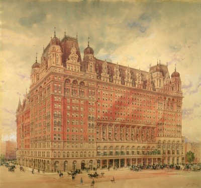 वाल्डोर्फ एस्टोरिया होटल, 1896 द्वारा Hughson Frederick Hawley