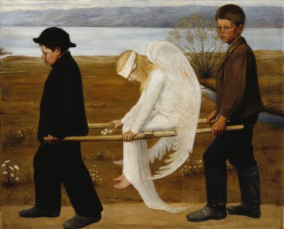 घायल परी द्वारा Hugo Simberg