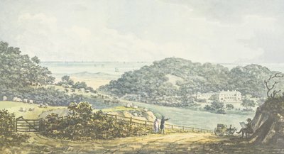 पैनोरमिक &39;के बाद&39;, एंटनी हाउस के लिए रेड बुक से, c.1812 द्वारा हम्फ्री रिटन