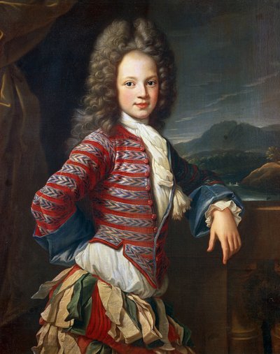 स्कॉटिश प्रिंस, हयासिंथे रिगौड (1659 - 1743), पेंटिंग . द्वारा द्वारा जलकुंभी फ्रेंकोइस रिगौड