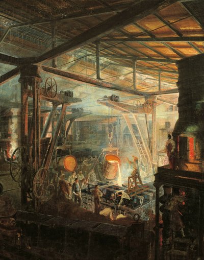 फ्रांस, द फाउंड्री, सीए। 1864 (कैनवास पर तेल) द्वारा इग्नेस फ्रेंकोइस बोनहोमे