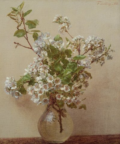 नाशपाती ब्लॉसम, 1882 द्वारा Ignace Henri Jean Fantin Latour