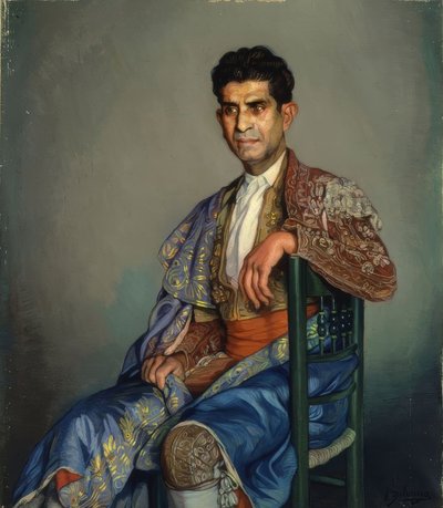 (एक कुर्सी पर प्रकाश व्यवस्था के साथ टोरेटो) - XX CENTURY द्वारा इग्नासिओ ज़ुल्ओगा वाई ज़बलेटा