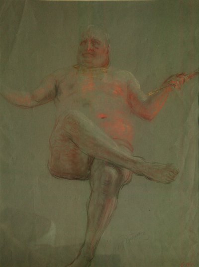 स्टडी फॉर गेट थे इसलिए, शैतान !, 1890 के दशक द्वारा इल्या एफिमोविच रेपिन