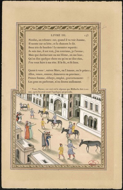 ले म्युनियर बेटा एट ल'एने द मिलर, उनका बेटा और गधा, 1837-1839। द्वारा इमाम बख्श लाहौरी