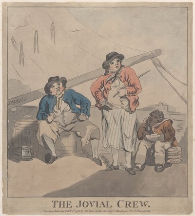 जोवियल क्रू, 1 अक्टूबर, 1786।, 1 अक्टूबर, 1786। द्वारा थॉमस रोलैंडसन के प्रतिरूपणकर्ता।