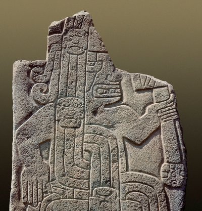 इंका सभ्यता: एक योद्धा (पत्थर) का प्रतिनिधित्व करने वाली राहत द्वारा Incan