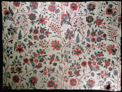 सजावटी कपड़ा, 1725-50 द्वारा इंडियन स्कूल