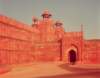 लाल किले में दिल्ली गेट, 1639-48 में बनाया गया द्वारा इंडियन स्कूल