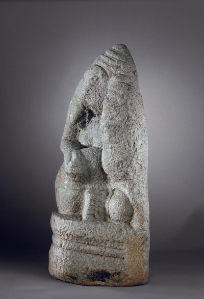 गणेश, १२ वीं -१३ वीं शताब्दी (ग्रेनाइट) द्वारा इंडियन स्कूल