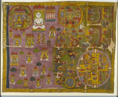 राजस्थान में जैन तीर्थयात्रा, c.1750 द्वारा इंडियन स्कूल