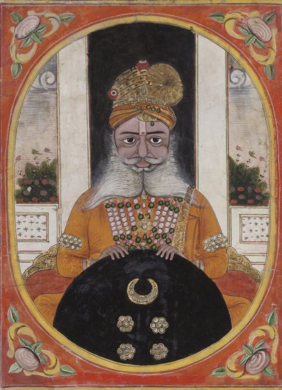 महाराजा सरदार सिंह, बीकानेर के शासक, 1851-71 द्वारा इंडियन स्कूल
