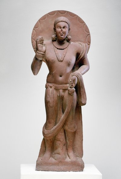 मैत्रेय, एक भावी बुद्ध, रामनगर की संस्कृति, अहिछत्र, उत्तर प्रदेश से, 200 ई। द्वारा Indian School