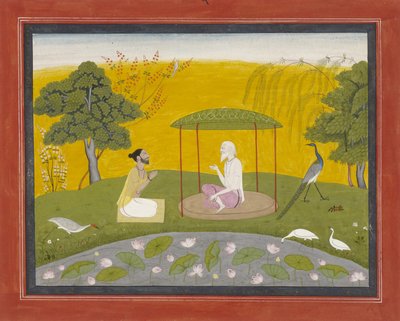 मार्कंडेय ने जमुनी को फोर वाइज बर्ड्स के रूप में संदर्भित किया, c.1800-20 (कागज पर अपारदर्शी डब्ल्यूसी, ऊंचाई के साथ) द्वारा इंडियन स्कूल