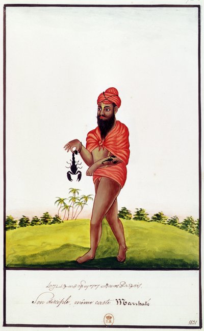 सुश्री इंडियन 743 बिच्छू के काटने के खिलाफ उपचार के विक्रेता, 1831 द्वारा इंडियन स्कूल
