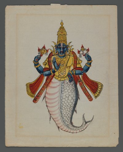 भारतीयों को विभिन्न व्यवसायों में दिखाने वाली नौ छवियों में से एक है (कागज पर wc) द्वारा इंडियन स्कूल