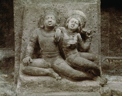 गुफा 4 से एक मिथुना दंपति की राहत द्वारा इंडियन स्कूल