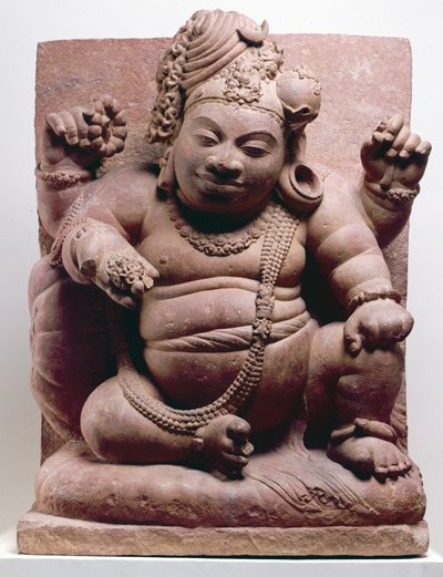 बौना, मानसर संस्कृति, 500 ईस्वी (बलुआ पत्थर) के रूप में शिव द्वारा इंडियन स्कूल
