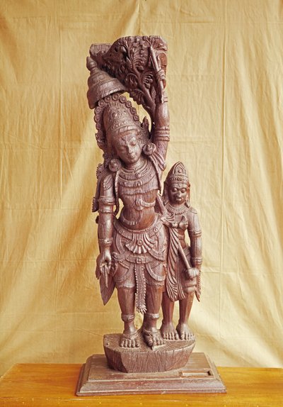श्री राम और हनुमान (लकड़ी) द्वारा Indian School