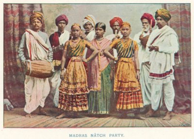 भारतीय मूल निवासी: मद्रास नैच पार्टी (रंगीन फोटो) द्वारा भारतीय फोटोग्राफर