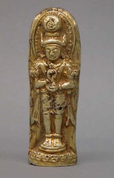 भैरव की मूर्ति, c.1300 (स्वर्ण) द्वारा इंडोनेशियाई स्कूल