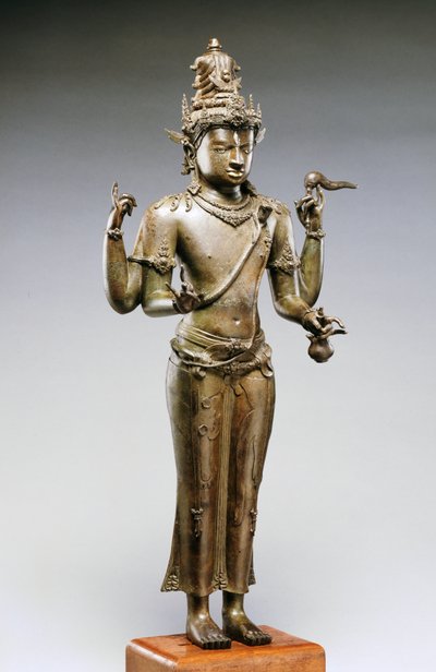 शिव महादेव (कांस्य, सोना और चांदी) द्वारा इंडोनेशियाई स्कूल